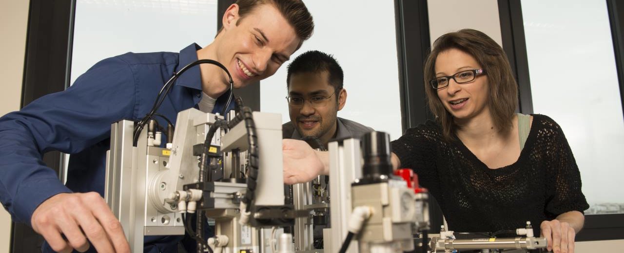 Studenten an der FH Technikum Wien Studenten_FHTW