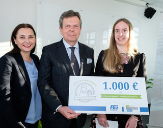 1.000 Euro statt Blumen 2018 Lisa Kirchhofer Scheck